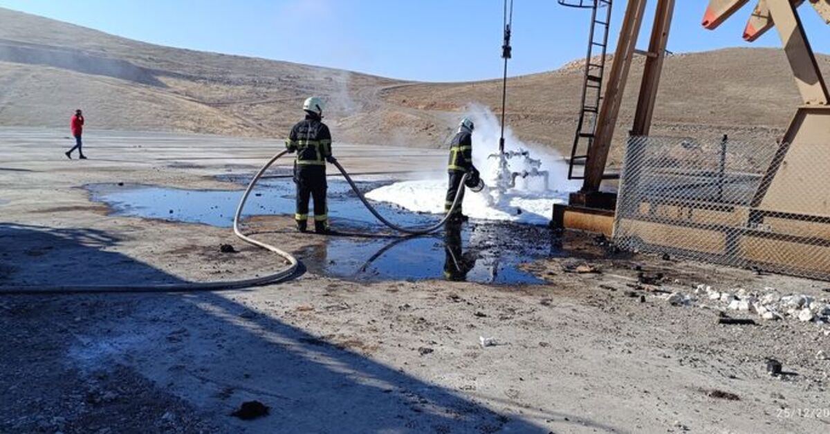 Batman’da petrol kuyusunda yangın çıktı