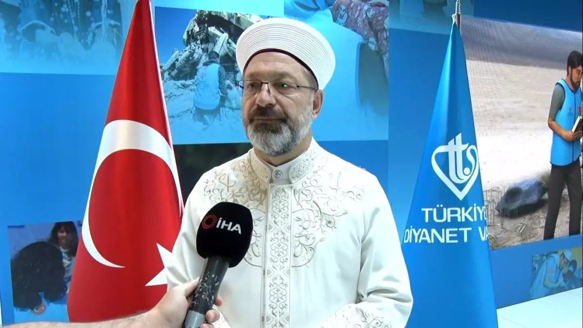 Diyanet Başkanı Erbaş: Gazze’nin Yeniden İnşasında Türkiye Önderlik Edecek