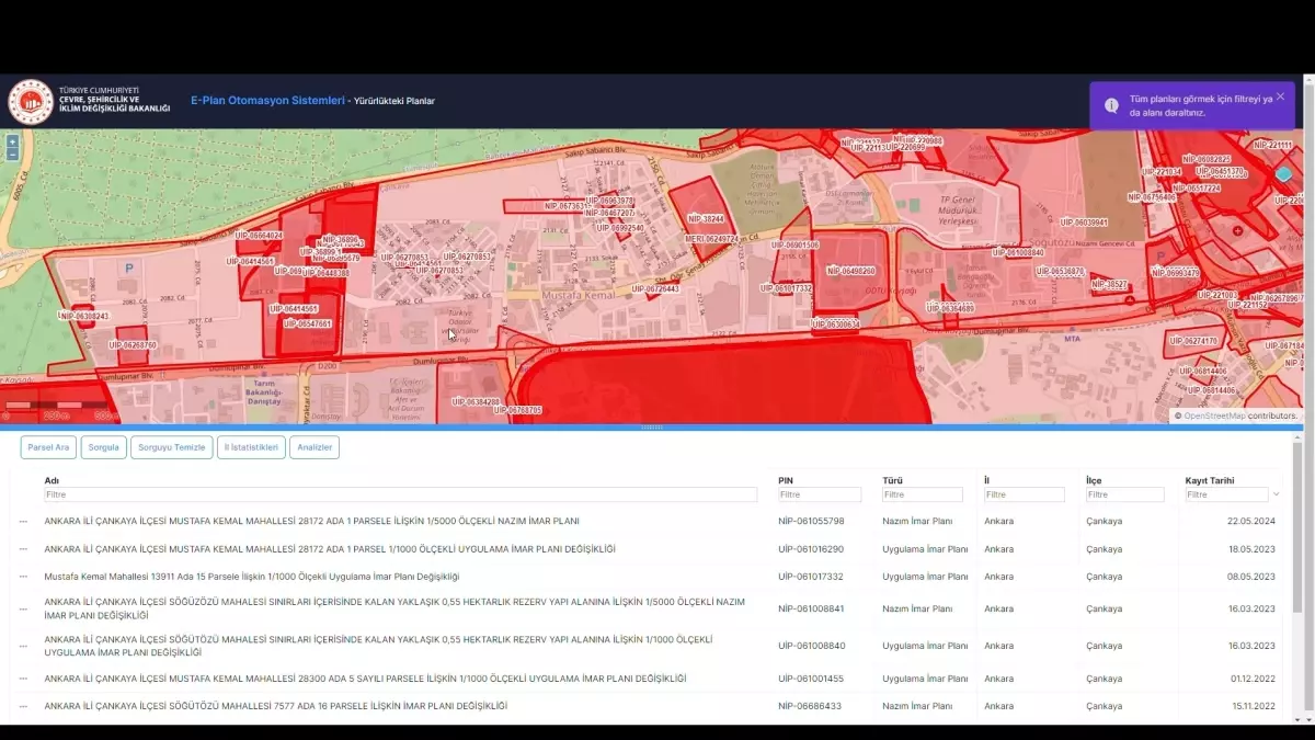 e-Plan Otomasyon Sistemi ile İmar Planlarına Kolay Erişim