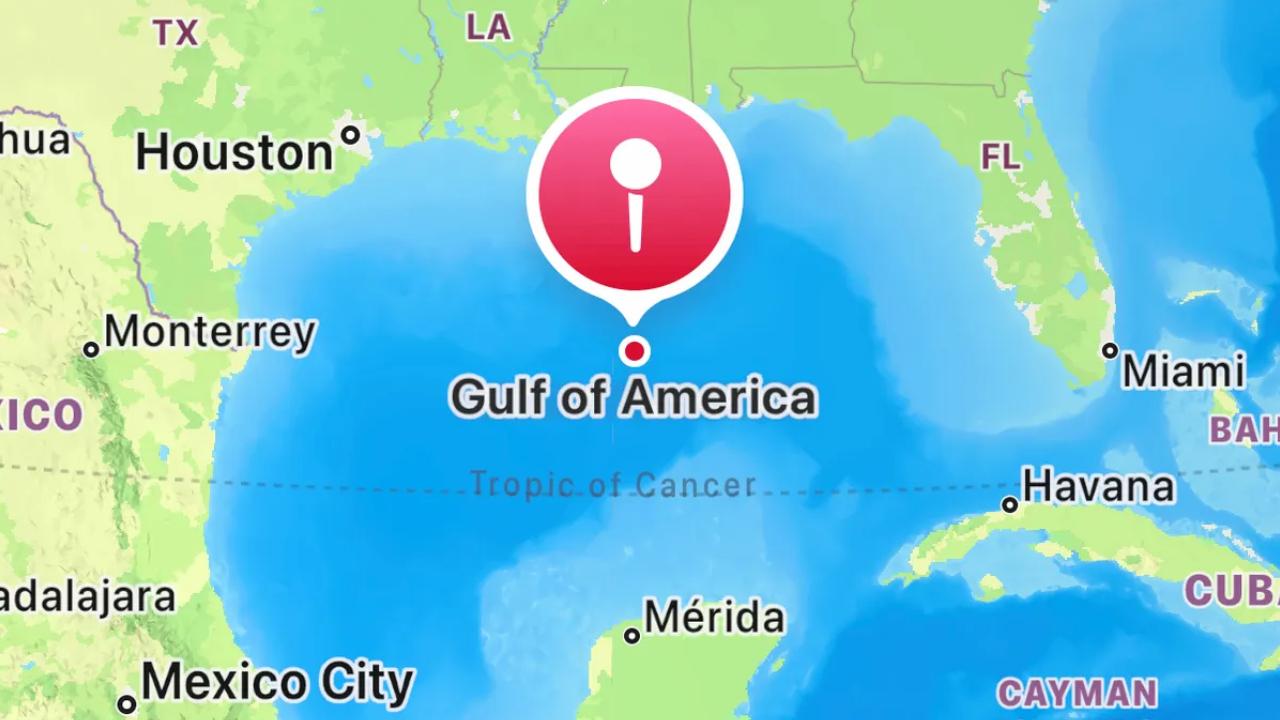Google’ın ardından Apple da haritada Meksika Körfezi’ni “Amerika Körfezi” olarak değiştirdi